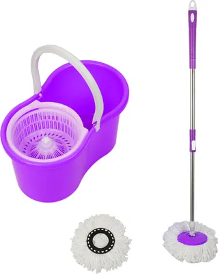 Produktbild von WYCTIN Mop Reinigung Wischer Wassereimer Wischmop Bodenwischer Doppelantrieb