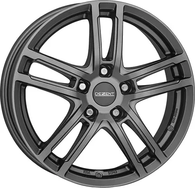 Produktbild von ALUFELGE DEZENT TZ graphite 7x17 5x108 ET 48 GRAPHITE MATT