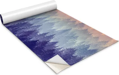 Produktbild von Selbstklebende Möbelfolie - Dekorationsfolie - Tischmöbel - Zuschneidbar - Nebelwald - 100 x 50 cm