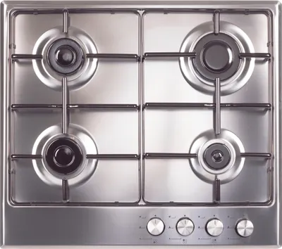 Obrázek produktu pro Guzzanti GZ8203, Nerezová ocel, Vestavěné, 58 cm, Plynový, Nerezová ocel, 4 zóna/zón