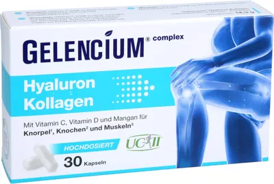 Obrázek produktu pro Gelencium Hyaluron Kolagen s vysokou dávkou vitamínu C 30 kapslí