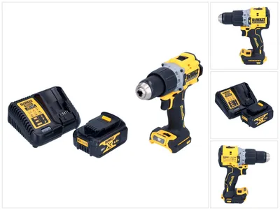 Image de DeWalt DCD 805 M1 Perceuse-visseuse à percussion sans fil 18 V 90 Nm Brushless + 1x batterie 4,0 Ah + chargeur
