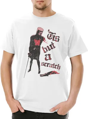 Produktbild von Urban Backwoods Tis But A Scratch, Herren T-Shirt, Farbe: Weiß, Größe: XL