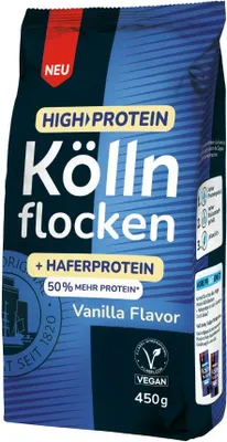 Produktbild von Kölln High Protein Köllnflocken Vanilla Flavor, 7x450g