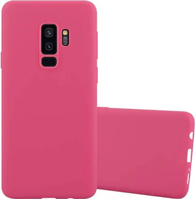Produktbild von Cadorabo Hülle für Samsung Galaxy S9 PLUS Schutzhülle in Rot Handyhülle TPU Silikon Etui Case Cover