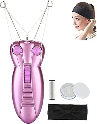 Produktbild von Waycom Ladies Gesichtsbehaarung Elektrische Frauen Schönheit Epilator Fadenentfernung Rasierer Gesicht Massagebast