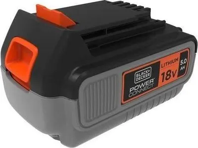 Image de Batterie 18V 5Ah, BLACK+DECKER BL5018-XJ, Power Connect, Lithium, Noir