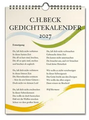 Imagen del producto de C.H. Beck Gedichtekalender