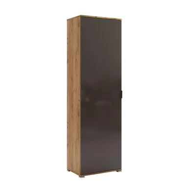 Produktbild von 1-türiger Kleiderschrank Dąb Craft / Lava, 60 × 199 × 40 cm
