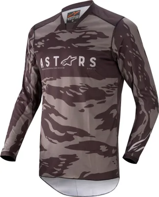 Produktbild von Alpinestars Racer Tactical Motocross Jersey, schwarz/grau, S