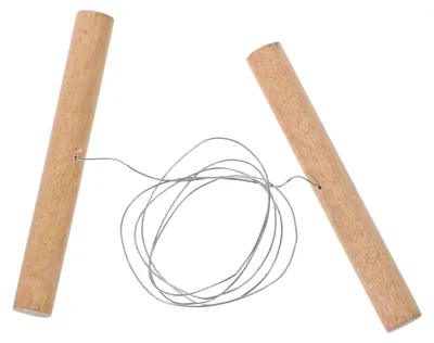 Produktbild von Drahtschneider für Töpferton mit Holzgriff für Keramikarbeiten