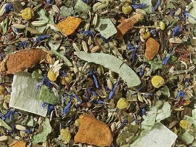 Produktbild von 1 kg  Kräuterteemischung Algen & Mee(h)r ohne Zusatz von Aroma