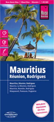 Immagine prodotto di Mappa Reise Know-How Mauritius, Réunion, Rodrigues (1:90.000)