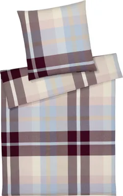 Produktbild von elegante Soft-Flanell-Kissenbezug einzeln Fitzgerald Farbe Navy-Blau Größe 40x80