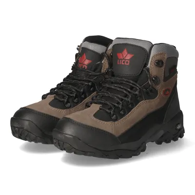 Produktbild von Lico Herren Milan Trekking- & Wanderstiefel, Schwarz Grau Rot, 44 EU