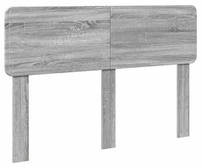 Image de Tête de lit vidaXL en bois composite gris Sonoma