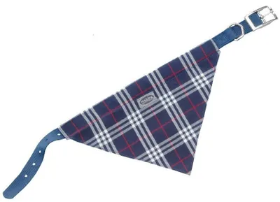 Produktbild von Nobby Halsband mit Tuch L: 35 cm, B: 10 mm blau