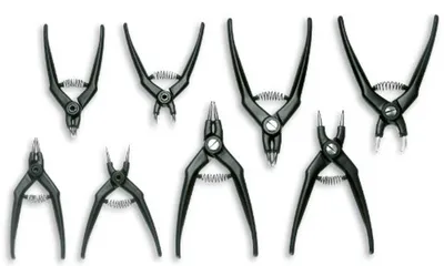 Produktbild von HAZET Sicherungsringzangen-Set Zangensatz Sicherungsringe 1845/8 140mm 755g