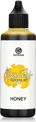 Obrázok produktu pre 100 ml Octopus Fluids Alcohol Ink HONEY, alkoholový atrament pre fluid art a živicu, hnedý