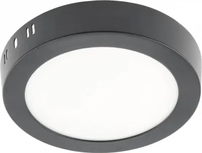 Produktbild von GTV lighting - LED-Leuchte ORIS PLUS, Downlight, 13W, schwarz, 4000K, 1020lm, AC220-240V, Aufputz, IP20, 120°