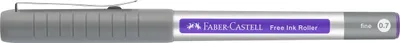Obrázek produktu pro FABER-CASTELL 348136 FABER-CASTELL Free Ink Tintenroller grau 0,7 mm, Schreibfarbe: violett, 1 St.