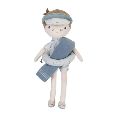 Produktbild von Little Dutch Summer doll Jim, Puppe aus Stoff, Männlich, 1 Jahr(e), 350 mm, Blau
