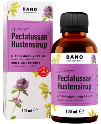Produktbild von Pectatussan Hustensirup 100ml, Alkohol- und zuckerfrei