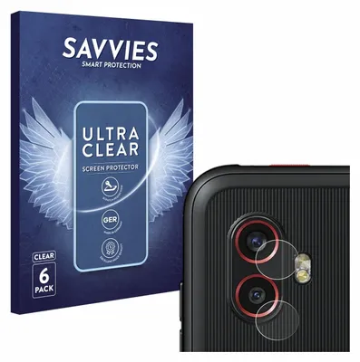 Produktbild von 6x Für Samsung Galaxy XCover 6 Pro (NUR Kameraschutz) Schutzfolie Savvies Displayschutz Display Schutz Folie Klar Transparent