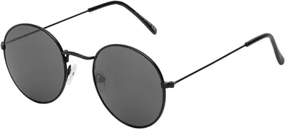 Produktbild von Damen Herren Sonnenbrille Rund Form Designer 80er Modern Urlaub Strand 30567 Schwarz