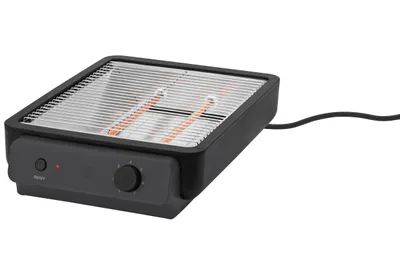 Obrázek produktu pro Rig-Tig FOODIE Plochý topinkovač černý, plátkový topinkovač, topinkovač, plast, nerezová ocel, černý, 600 W, Z00601-1