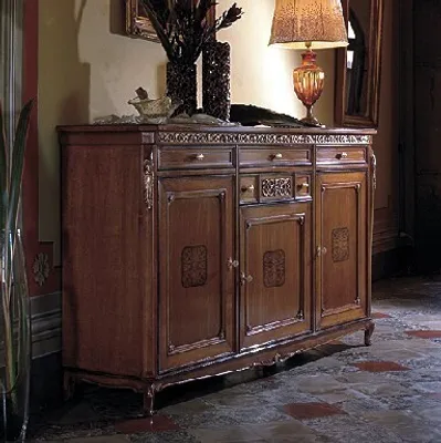 Immagine prodotto di Cassettiera Credenza Marrone Legno massiccio Mobile Cassettiere Credenze