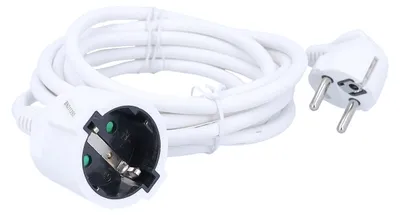 Obrázok produktu pre ako Schwabe 50311 Predlžovací napájací kábel 16 A biely 3 m (50311)