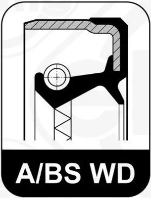 Produktbild von ELRING Wellendichtring Differential 906.060 passend für MERCEDES-BENZ C-Klasse Limousine (W204) 8mm ACM (Polyacryl-Kautschuk) 45mm 85,3mm