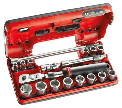 Produktbild von Facom Steckschluessel-Set 3/8" D-Box