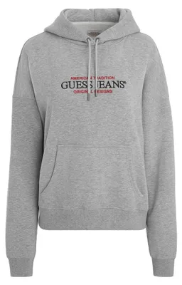 Produktbild von Guess - "Jeans" Kapuzenpullover für Damen, Übergroß NA632 (L) (Grau)