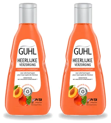 Produktbild von 2 x Guhl Shampoo Heerlijke Verzorging - 250 ml - Vorteilspackung - 2 Stücke