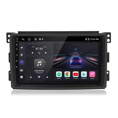 Produktbild von Einbau-Navigationsgeräte DAB carplay Android13 1+32G NAVI Autoradio Für Smart Fortwo 2005-2010 GPS BT WIFI SWC DSP 4Kern