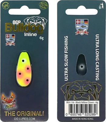 Produktbild von Westin Kunstköder Bulldog Inline (Black Yellow Clown)