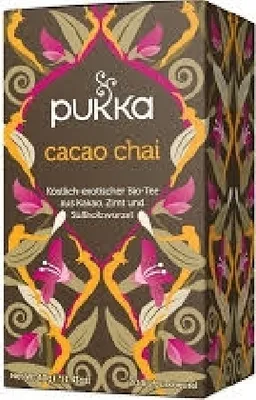 Produktbild von Pukka Cacao Chai , Tee-Aufgussbeutel