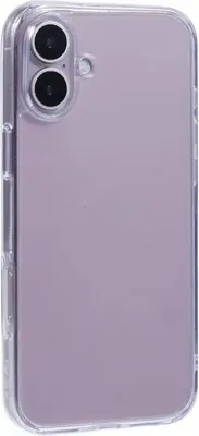 Obrázek produktu pro pouzdro pro iPhone 16 z PC + TPU, odolné proti poškrábání, průhledné