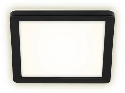 Obrázok produktu pre BRILONER FRANKFURT LED vonkajšie nástenné svietidlo, ochrana proti striekajúcej vode IP44, efekt podsvietenia, neutrálne biele svetlo, čierna farba, 19 x 19 x 2,8 cm