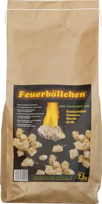 Produktbild von Raiffeisenwaren Feuerbällchen Anzünder, Inhalt 2,5 kg, Brenndauer 10 min