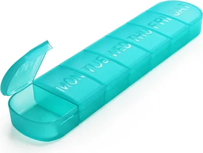 Obrázok produktu pre Krabička na tabletky 7 dní Veľká krabička na tabletky bez BPA