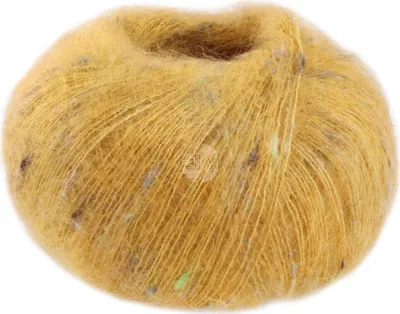 Produktbild von Lana Grossa - Natural Superkid Tweed 0615 senfgelb