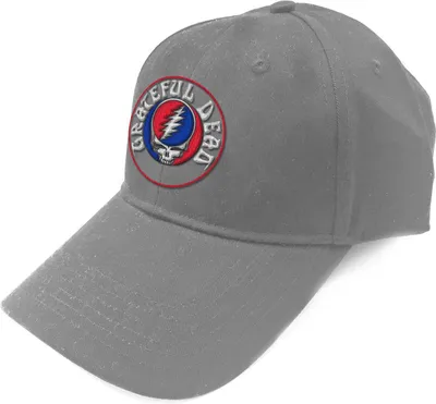 Image de Grateful Dead - Casquette de baseball "Steal Your Face" pour homme/femme unie RO6813 (taille unique) (Gris)