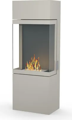 Produktbild von Noble Flame LASSO [geschlossener Ethanolkamin]: Seidengrau