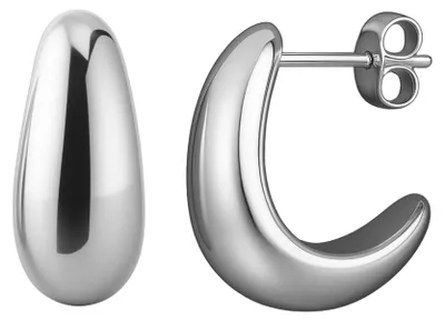 Immagine prodotto di Orecchini Heideman da donna, a bottone, Freydis, color argento lucido, color argento lucido