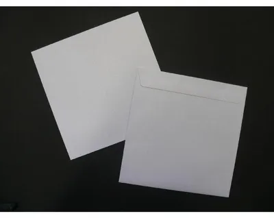 Produktbild von Kuvertierhüllen 220x220mm 100g/qm gummiert VE=100 Stück weiß