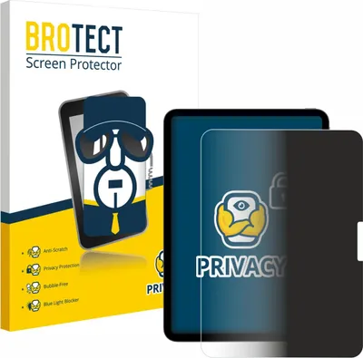 Produktbild von BROTECT Sichtschutzfolie für Apple iPad Pro 11" M5 2025 Anti-Spy Privacy Sichtschutz Blickschutz Folie Blaulicht-Schutz