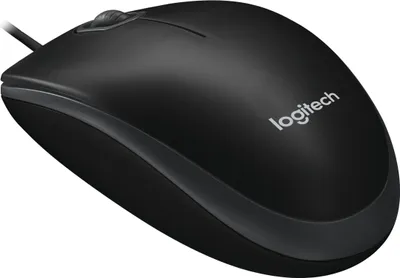 Obrázok produktu pre Logitech B100/Kancelárska/Optická/800 DPI/Drôtová USB/Čierna